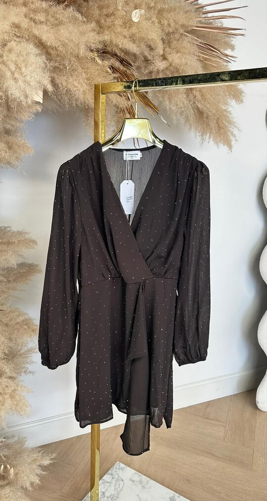 DIAMOND DRESS 5486-8 CHOCO