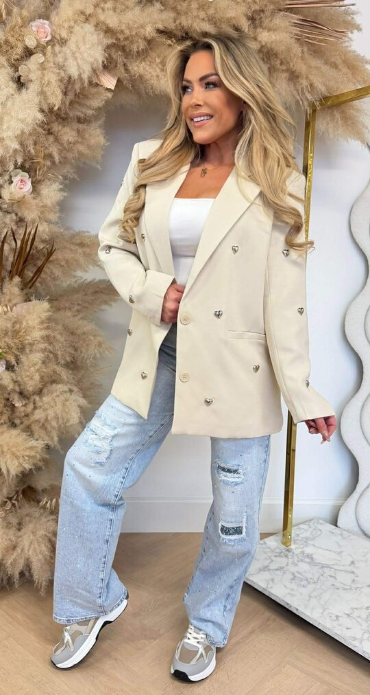 BESTSELLER HARTJES BLAZER TC03 BEIGE