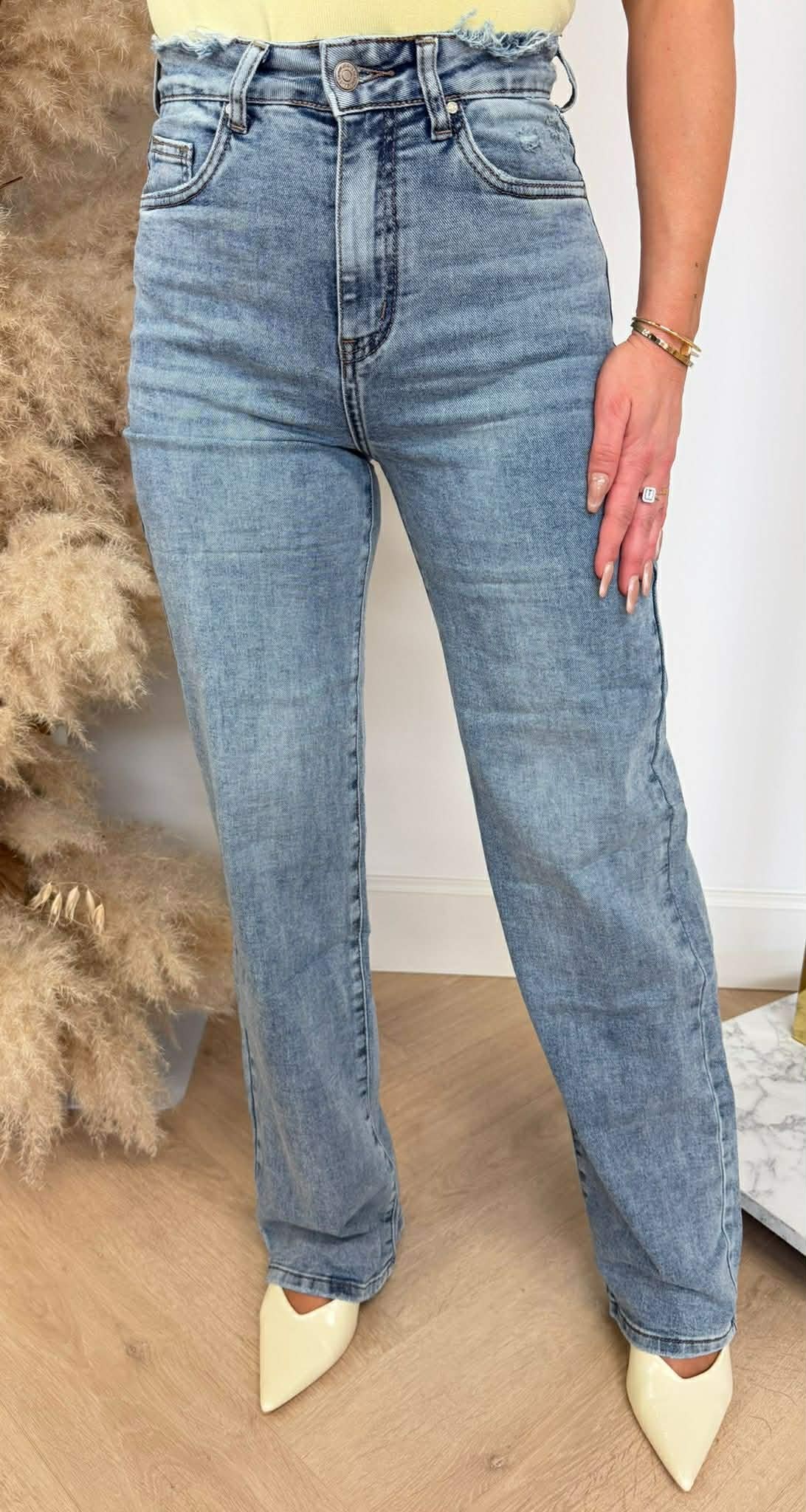 FASHION WIDE LEG JEANS 5372 DENIMBLUE