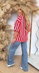 IBIZA STRIPE SHIRT 20614 RED