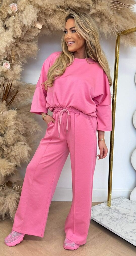 SARAH 2 PIECE SET CANDYPINK