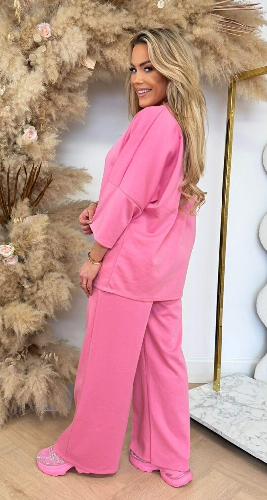 SARAH 2 PIECE SET CANDYPINK