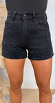 GLITTERY SHORT 8662-3 BLACK