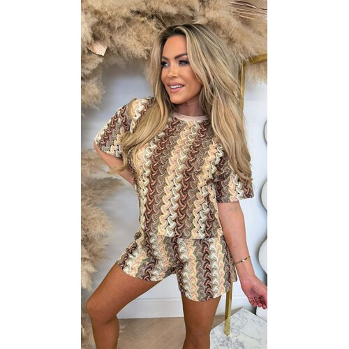 MELLE MESH SET BEIGE