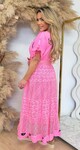 SUNSET BOHO MAXI DRESS PINK