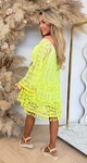 SIENNA BOHEME DRESS NEONYELLOW