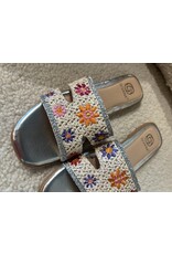 Flower Crochet Slipper