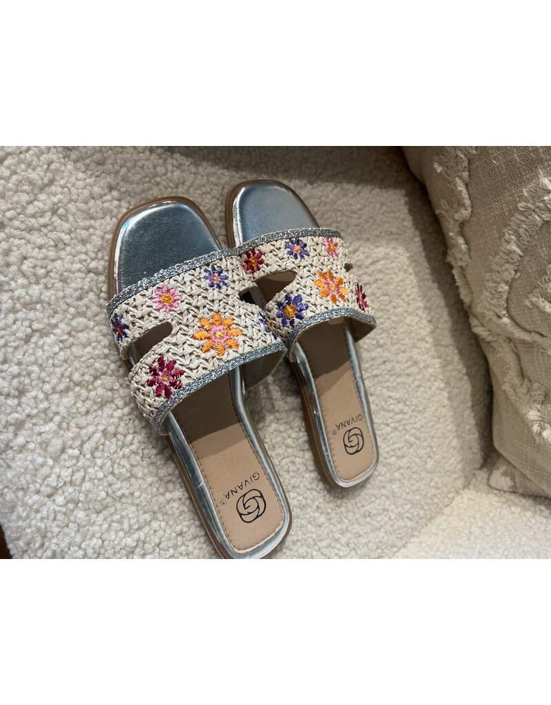 Flower Crochet Slipper