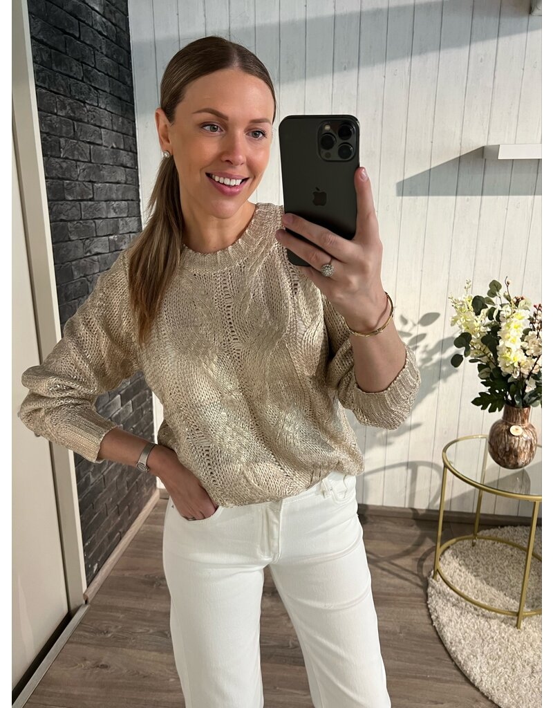 Sanne Golden Sweater