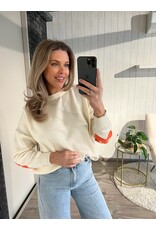 Sweater New York - Orange/ecru