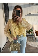 Yellow Fringe Blouse