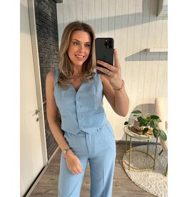 Marly Gilet Krijtstreep