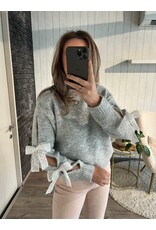 Bow Sweater - Grijs