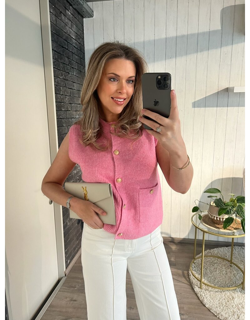 Button Spencer - Fuchsia