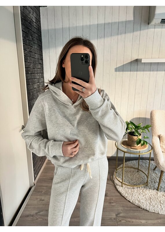 Super Soft Jogger Sweater - Grijs