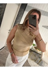 Florence Basic Top - Goud/Lurex
