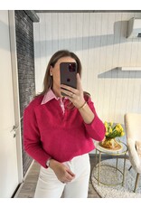 Monica Sweater - Fuchsia