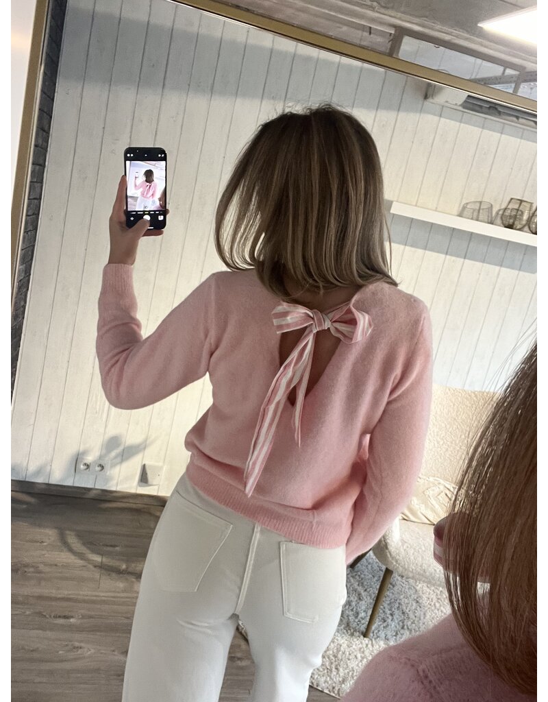 Leonore Bow Sweater - Roos