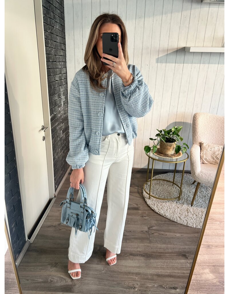 Bomber Tweed - Blauw