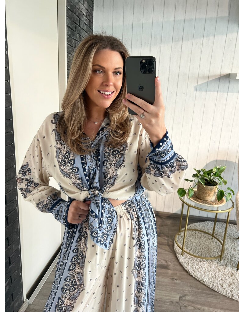 Detailed Summer Blouse - Multicolor