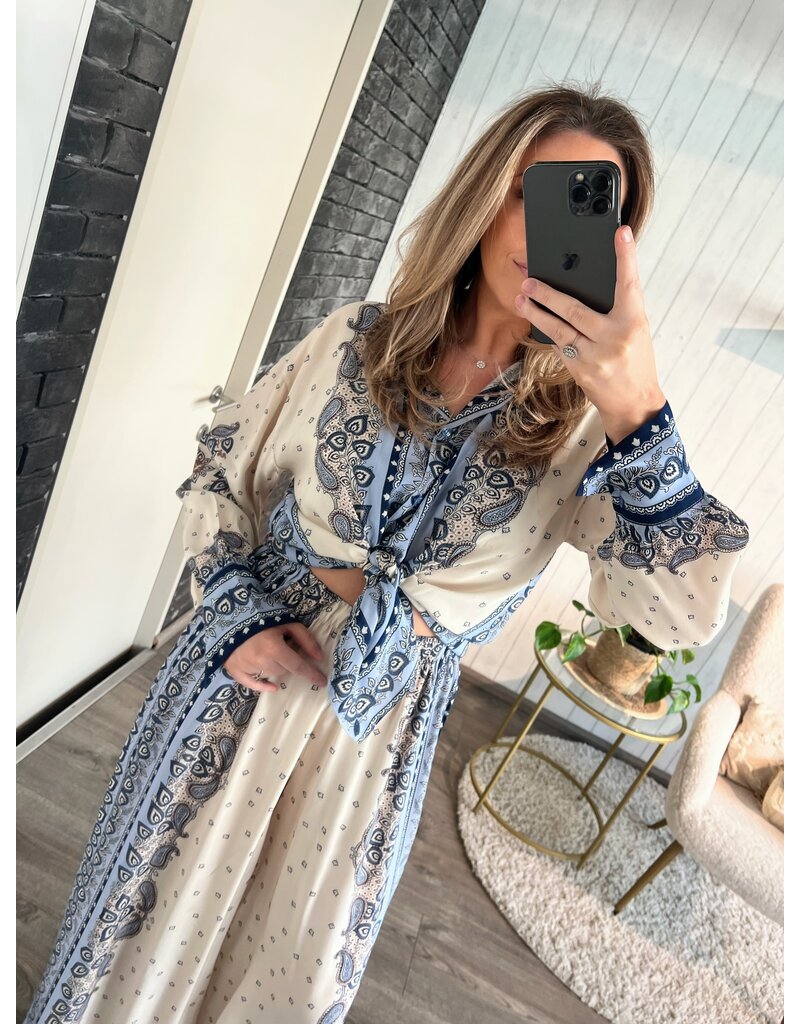 Detailed Summer Blouse - Multicolor