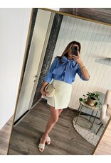 Button Skort - Wit