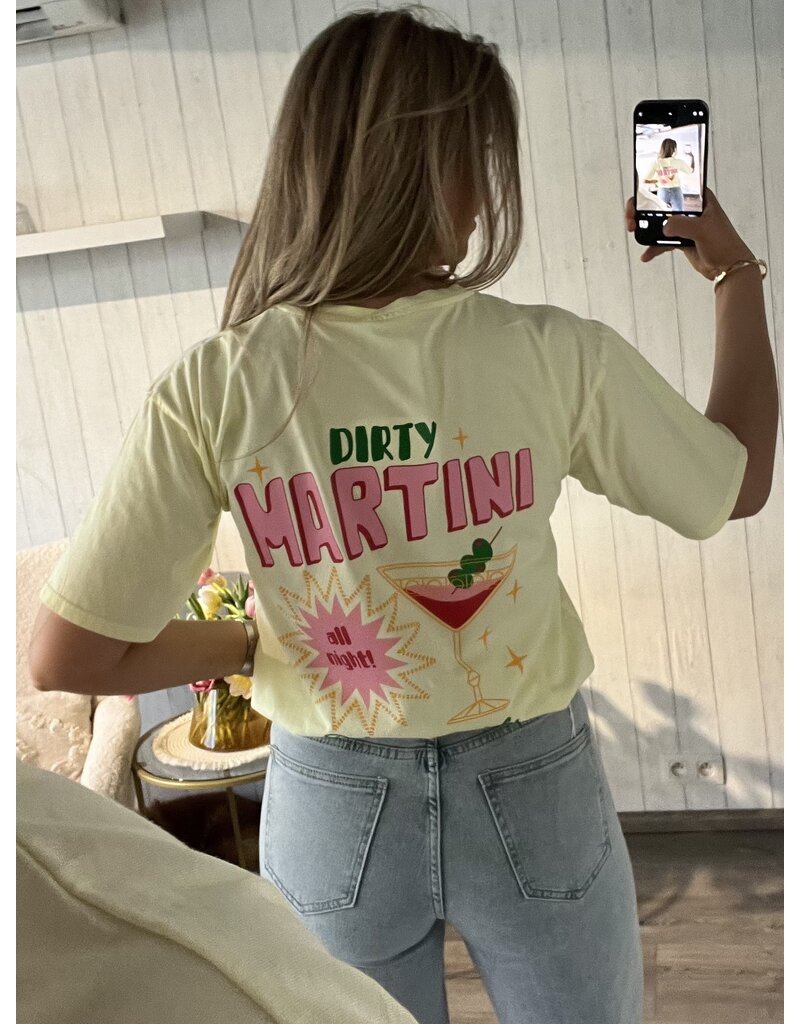 Martini Tee - Yellow