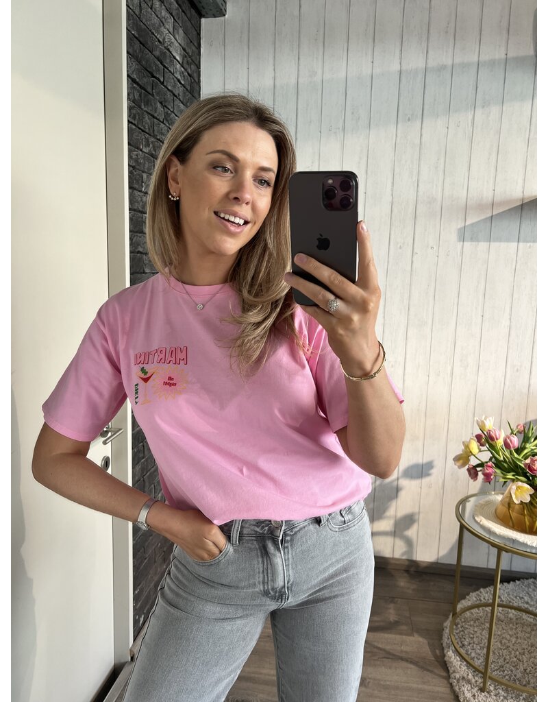Martini Tee - Fuchsia