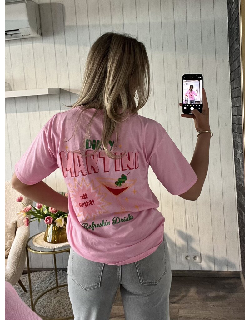 Martini Tee - Fuchsia