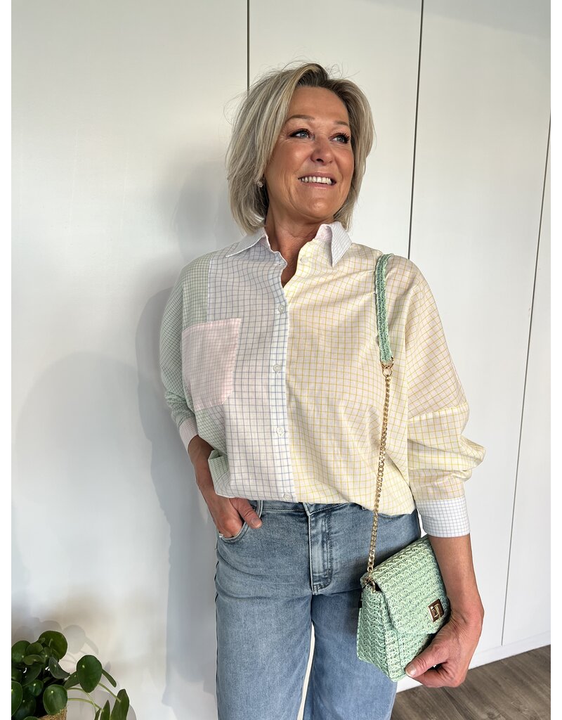 Colored Vichy Blouse