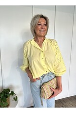 Broderie Blouse - Geel