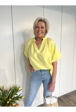 Puff Sleeve Blouse - Geel