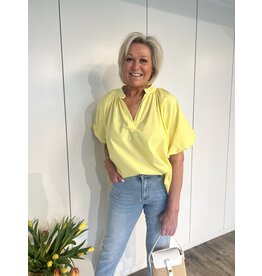 Puff Sleeve Blouse - Geel