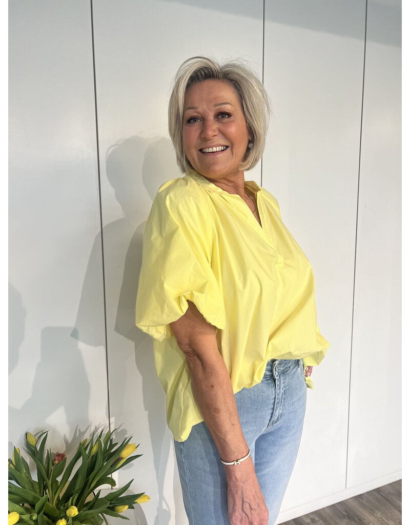 Puff Sleeve Blouse - Geel
