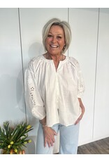Sophia Linnen Blouse - Wit