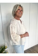 Sophia Linnen Blouse - Wit