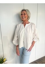 Sophia Linnen Blouse - Wit