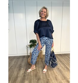 Elsie Classy Leo Pants - Blauw