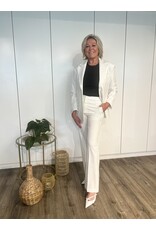 Hazel Stripe Pantalon - Wit