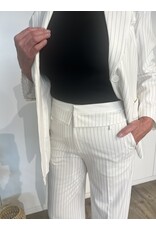 Hazel Stripe Pantalon - Wit