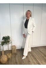 Hazel Stripe Pantalon - Wit