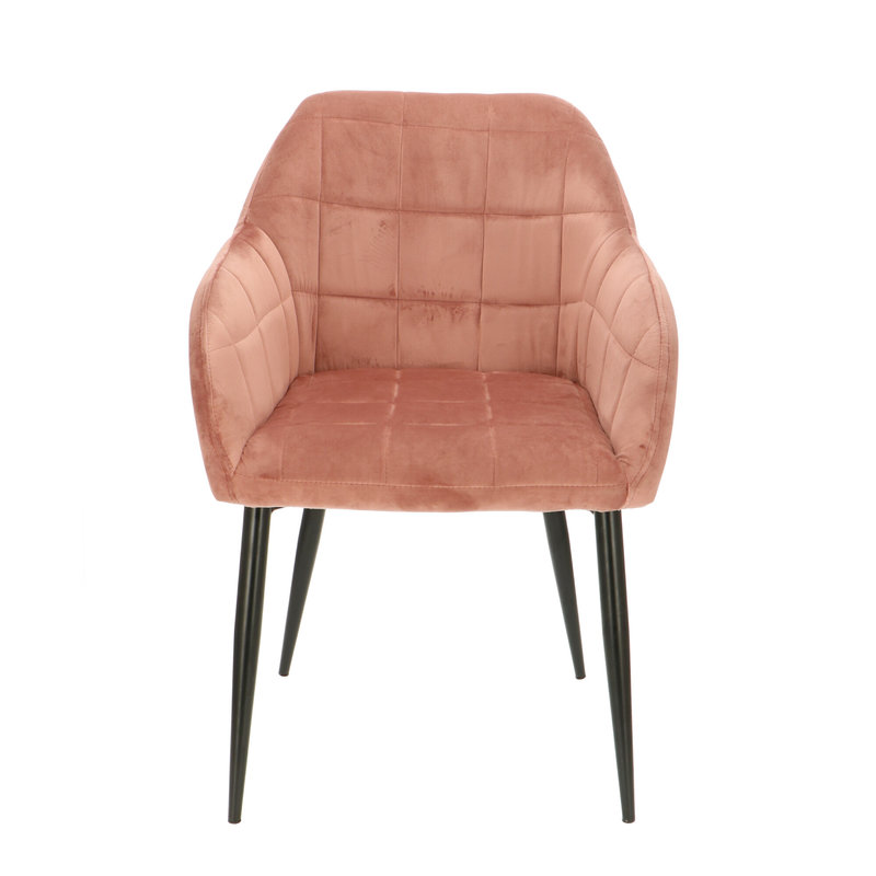 Orville furniture Orville velvet armchair Luca Pink