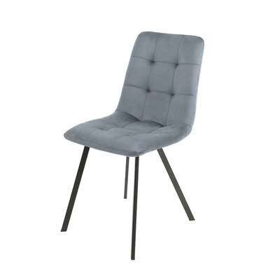 Orville furniture Orville velvet dining chair Sofia Grey Orville velvet dining chair Sofia Grey