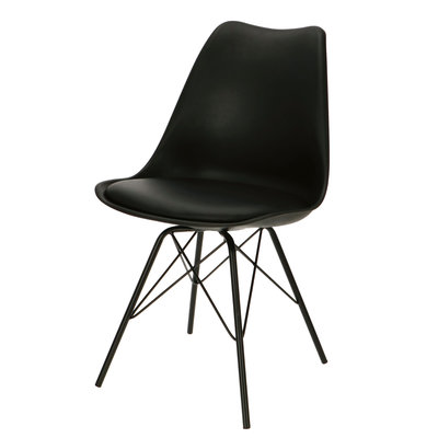Orville furniture Orville side chair Danny Black Orville side chair Danny Black