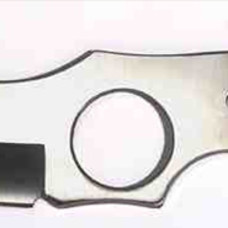 Mes met gat voor grip