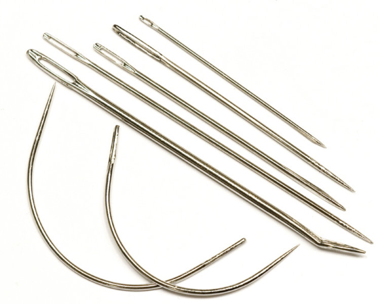 Naaldenset voor leerwerk