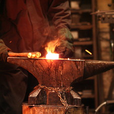 Workshop Damast -en Damastmes smeden