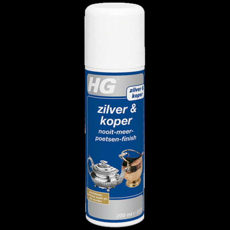 HG Nooit meer poetsen finish (koper&zilver)