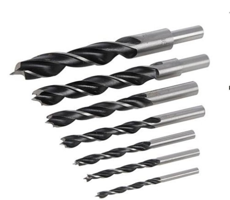 Houtboor set - 7 delig