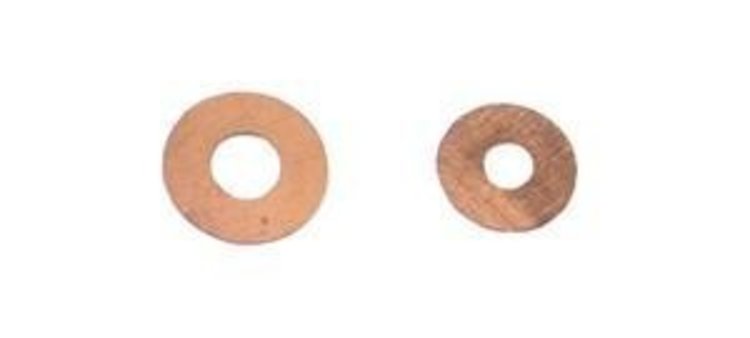 Bronzen lagerschalen (paar)